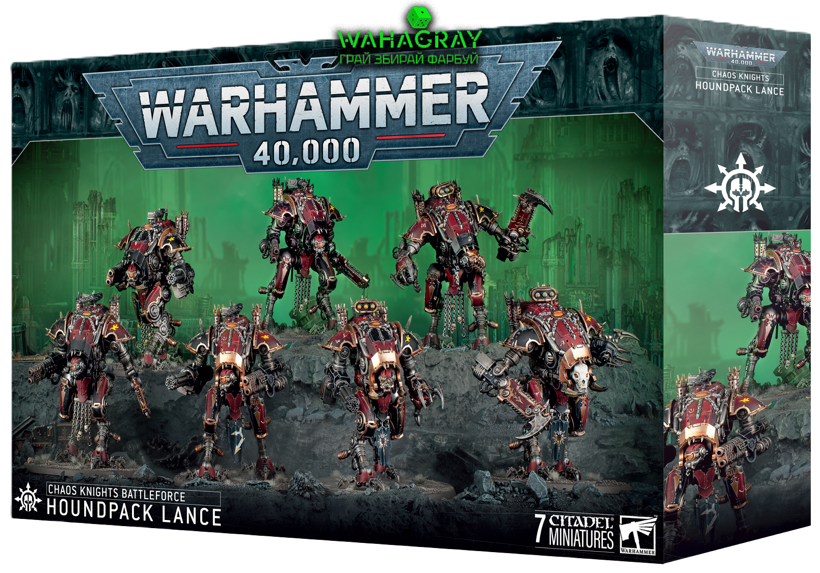 Набір мініатюр WARHAMMER 40000: CHAOS KNIGHTS - HOUNDPACK LANCE