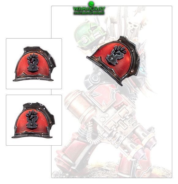 Набор CHAOS SPACE MARINES - RED CORSAIRS UPGRADES & TRANSFERS