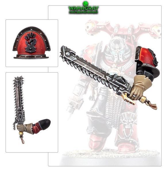 Набор CHAOS SPACE MARINES - RED CORSAIRS UPGRADES & TRANSFERS