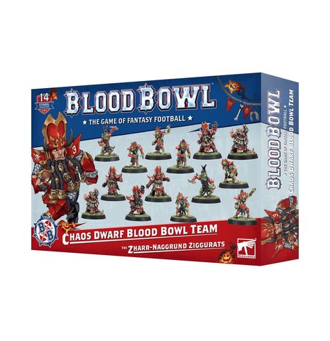 Набір мініатюр BLOOD BOWL: CHAOS DWARF TEAM 99120911001 фото