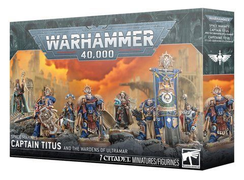 Набор миниатюр SPACE MARINES - CAPTAIN TITUS & THE WARDENS OF ULTRAMAR