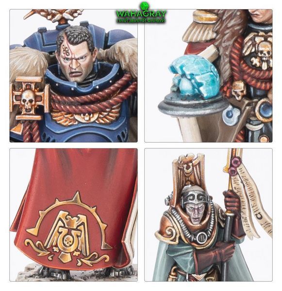 Набор миниатюр SPACE MARINES - CAPTAIN TITUS & THE WARDENS OF ULTRAMAR
