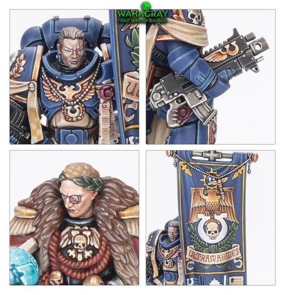 Набор миниатюр SPACE MARINES - CAPTAIN TITUS & THE WARDENS OF ULTRAMAR