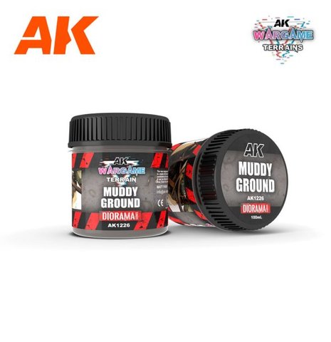 Фарба MUDDY GROUND – WARGAME TERRAINS – 100ML AK1226 фото