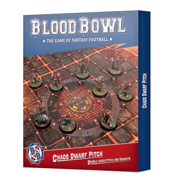 Игровое поле BLOOD BOWL: CHAOS DWARF TEAM PITCH & DUGOUTS 99220911001 фото