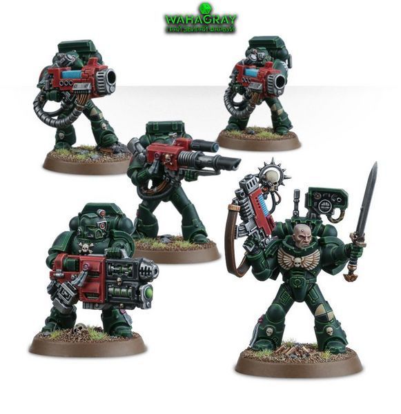 Набір мініатюр SPACE MARINES - DEVASTATOR SQUAD