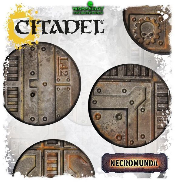 Набор подставок NECROMUNDA - 32MM BASES (X10)