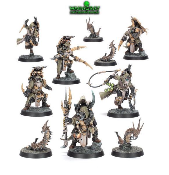 Набор миниатюр NECROMUNDA - SHA'DAR HUNTERS & ARTHROMITE SPINEWYRMS