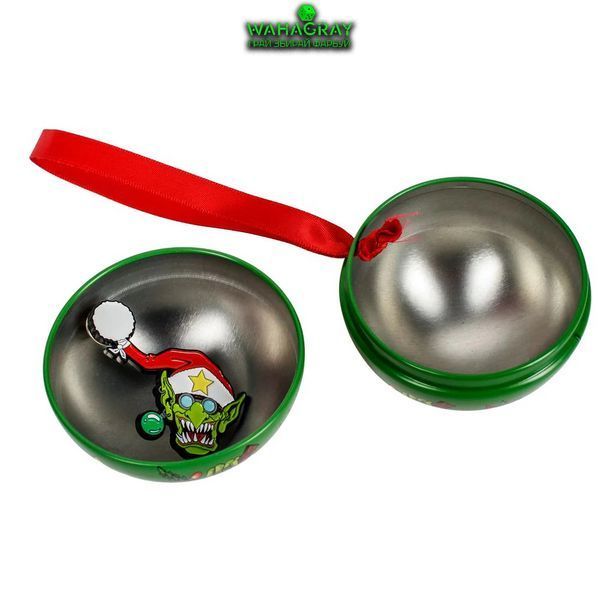 Елочный шар Red Gobbo Bauble with Pin