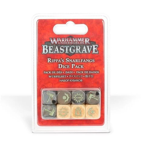 Игральные кости BEASTGRAVE: RIPPAs SNARLFANGS DICE PACK 99220709006 фото