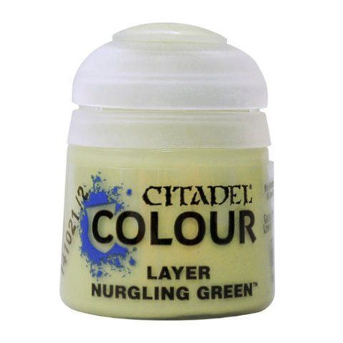 Краска LAYER - NURGLING GREEN 12ML