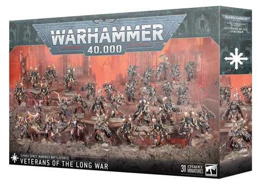 ウォーハンマー 40K Veterans of the Long War Набор миниатюр WARHAMMER 40000: CHAOS SPACE MARINES BATTLEFORCE