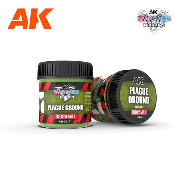 Краска PLAGUE GROUND – WARGAME TERRAINS – 100ML AK1217 фото