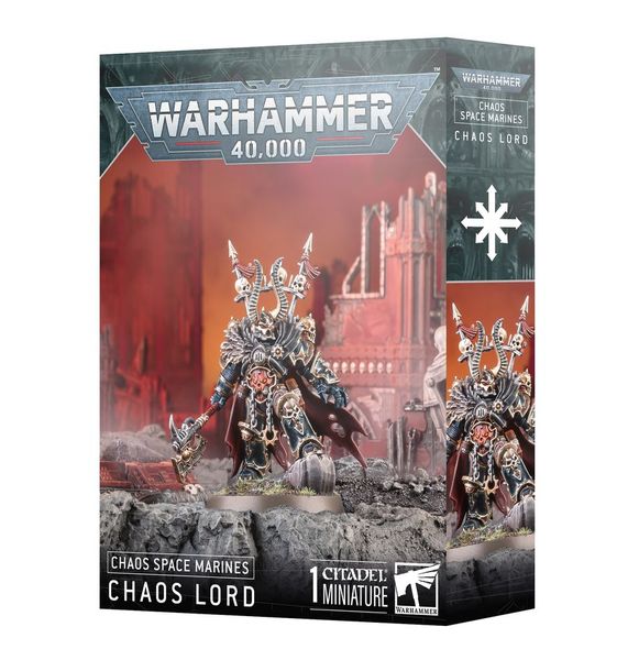 Передзамовлення Мініатюра CHAOS SPACE MARINES - CHAOS LORD 99120102192 фото