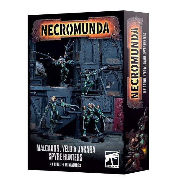 Набір мініатюр NECROMUNDA: MALCADON, YELD & JAKARA SPYRE HUNTER 99120599072 фото