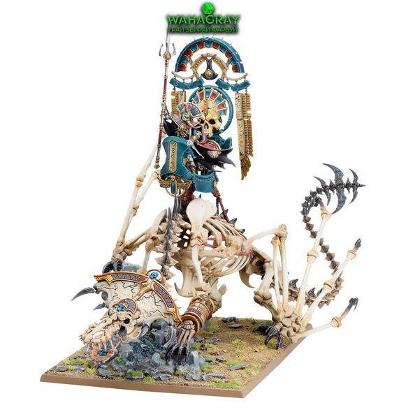 Миниатюра TOMB KINGS OF KHEMRI - TOMB KING ON NECROLITH BONE DRAGON