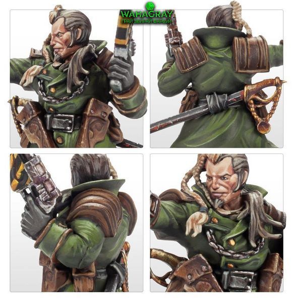 Набор миниатюр NECROMUNDA - KAL JERICHO AND SCABS