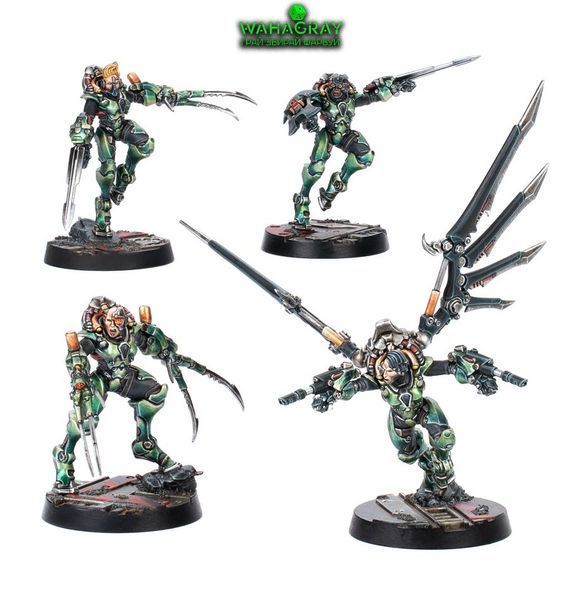 Набор миниатюр NECROMUNDA - MALCADON, YELD & JAKARA SPYRE HUNTER
