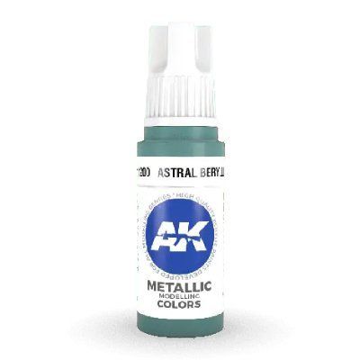 Фарба ASTRAL BERYLLIUM METALLIC - ЗІРКОВИЙ БЕРИЛІЙ МЕТАЛІК / INK АК-інтерактив AK11200