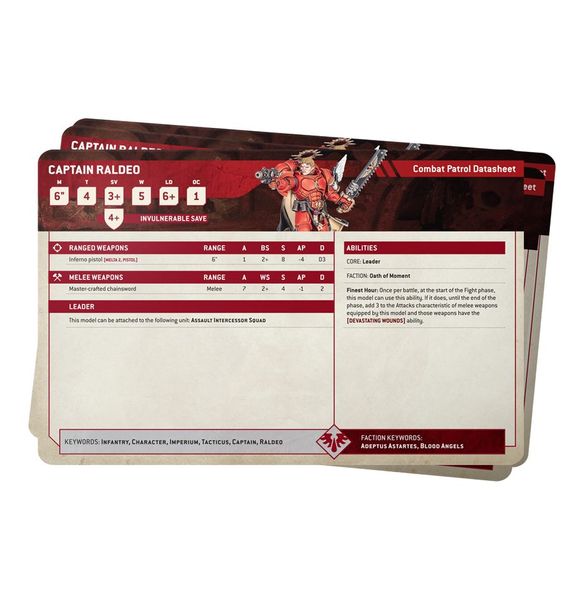 Передзамовлення Карти DATASHEET CARDS: BLOOD ANGELS (ENG) 60050101022 фото