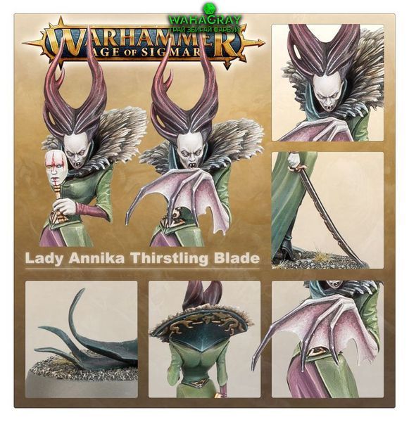 Мініатюра SOULBLIGHT GRAVELORDS - LADY ANNIKA THE THIRSTING BLADE