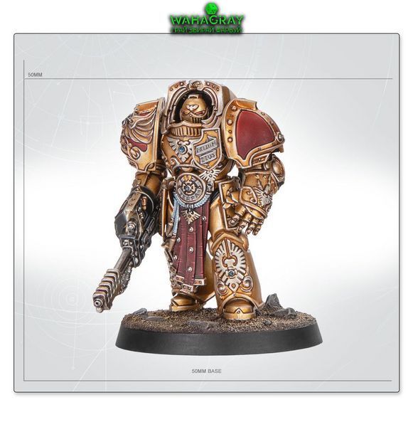 Предзаказ Набор миниатюр CUSTODES - AQUILON TERMINATOR SODALITY