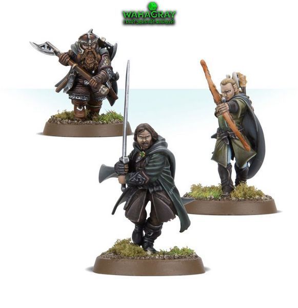 Набір мініатюр MIDDLE-EARTH - THE THREE HUNTERS