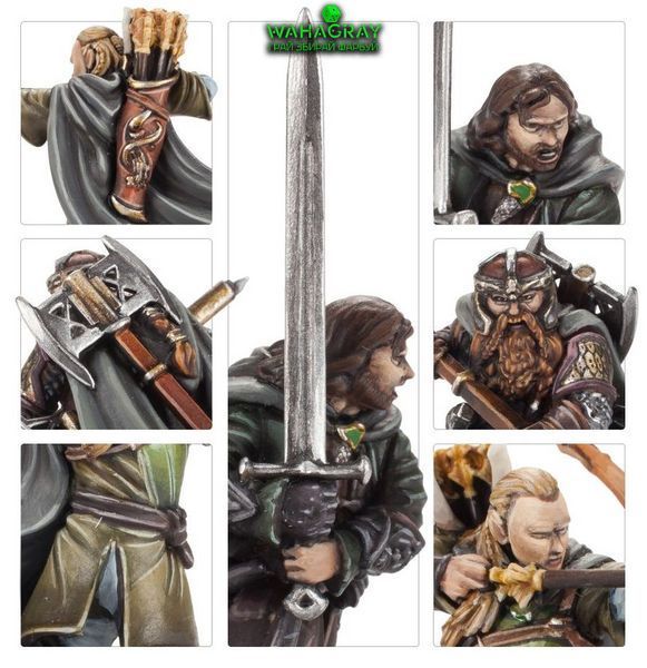 Набір мініатюр MIDDLE-EARTH - THE THREE HUNTERS