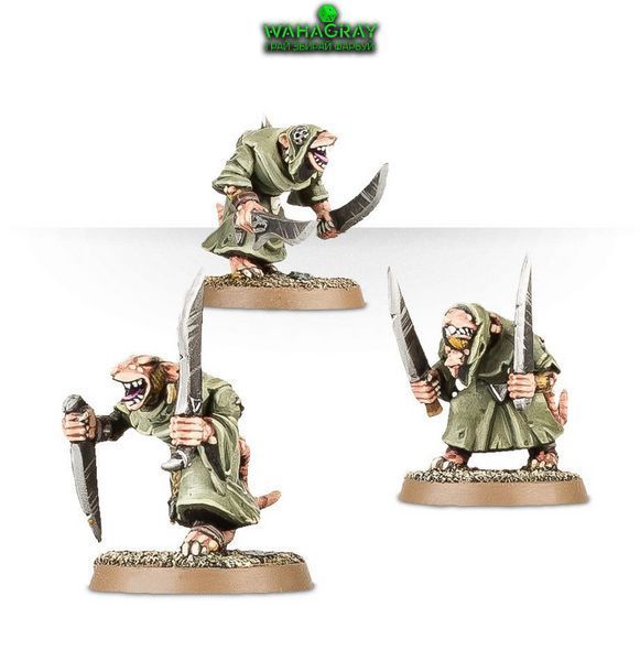 Набор миниатюр SKAVEN - PLAGUE MONKS