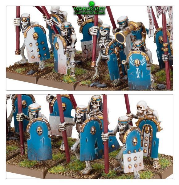 Набор миниатюр TOMB KINGS OF KHEMRI - SKELETON WARRIORS
