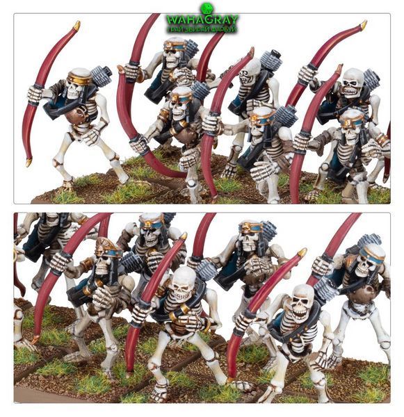 Набор миниатюр TOMB KINGS OF KHEMRI - SKELETON WARRIORS