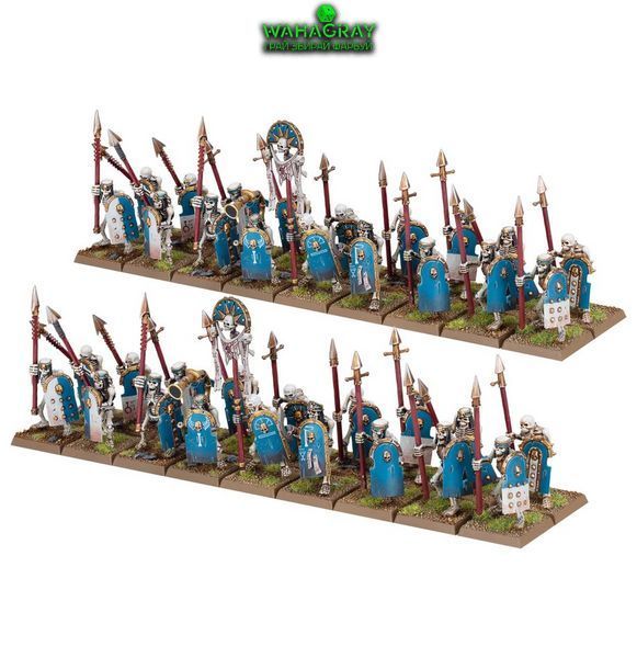 Набор миниатюр TOMB KINGS OF KHEMRI - SKELETON WARRIORS