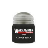 Краска BASE - CORVUS BLACK 12ML ROW X6