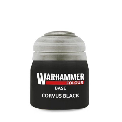 Фарба BASE - CORVUS BLACK 12ML ROW X6