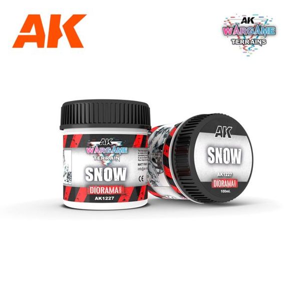 Фарба SNOW – WARGAME TERRAINS – 100ML AK1227 фото