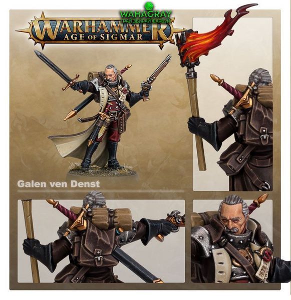 Набор миниатюр CITIES OF SIGMAR - GALEN AND DORALIA VEN DENST