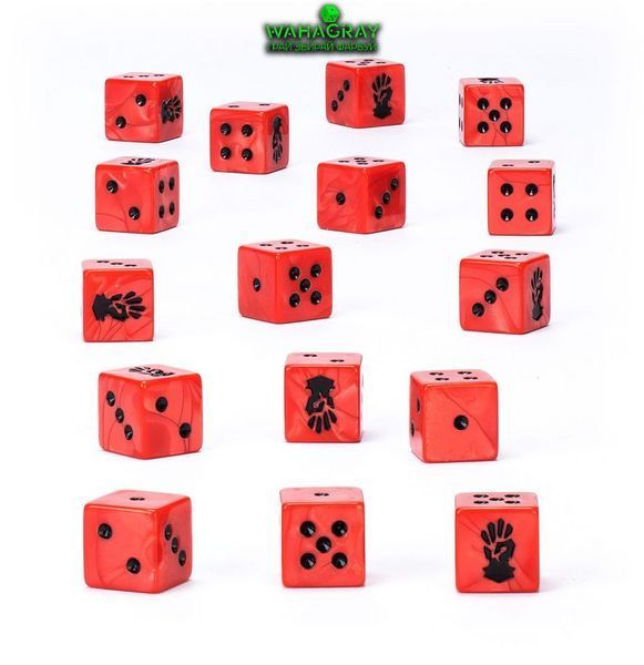 Куби CHAOS SPACE MARINES - RED CORSAIRS DICE