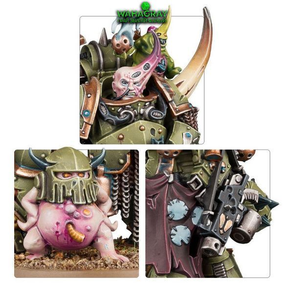 Мініатюра DEATH GUARD - PLAGUE MARINE CHAMPION
