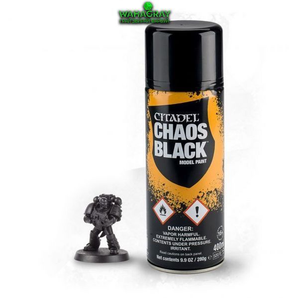 Спрей-краска CHAOS BLACK SPRAY
