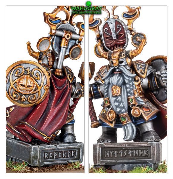 Миниатюра DWARFEN MOUNTAIN HOLDS - DWARF KING WITH OATHSTONE