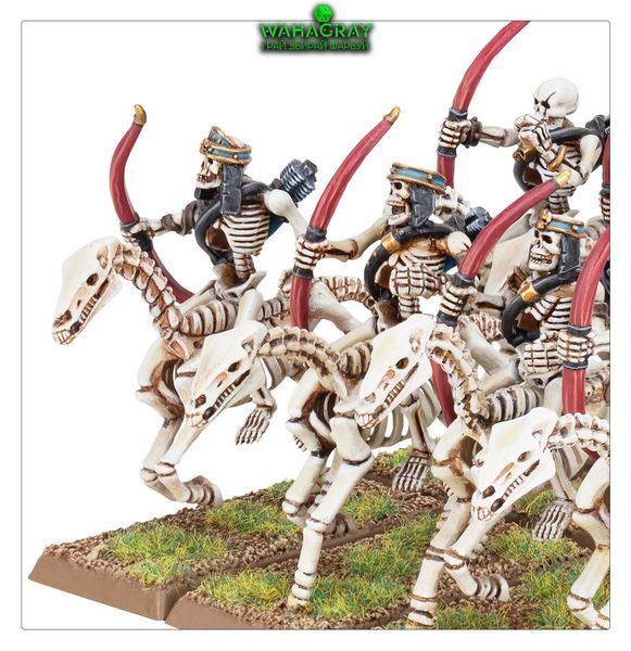 Набор миниатюр TOMB KINGS OF KHEMRI - SKELETON HORSEMEN