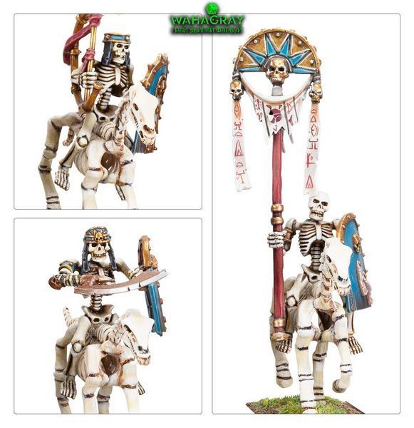 Набор миниатюр TOMB KINGS OF KHEMRI - SKELETON HORSEMEN