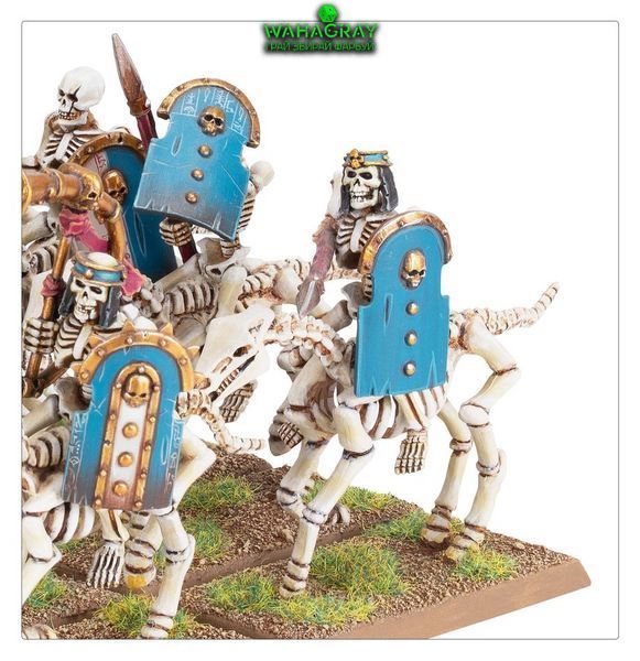 Набор миниатюр TOMB KINGS OF KHEMRI - SKELETON HORSEMEN
