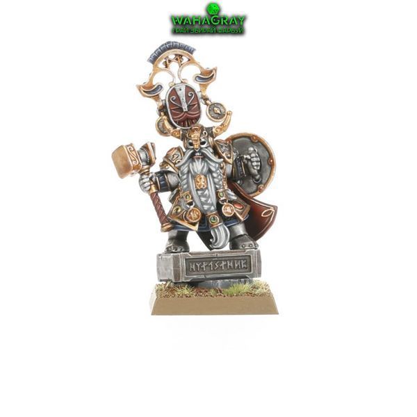 Миниатюра DWARFEN MOUNTAIN HOLDS - DWARF KING WITH OATHSTONE