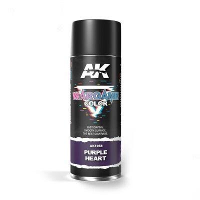 Фарба Purple Heart Spray 400ml / Ґрунт - Пурпурне серце - AK AK1058 фото