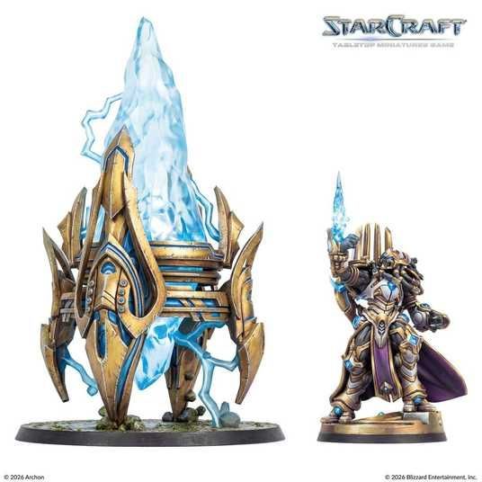 BLIZZARD Starcraft フィギュア Protoss Terran Настольная игра STARCRAFT: PROTOSS STARTER SET FOUNDERS EDITION