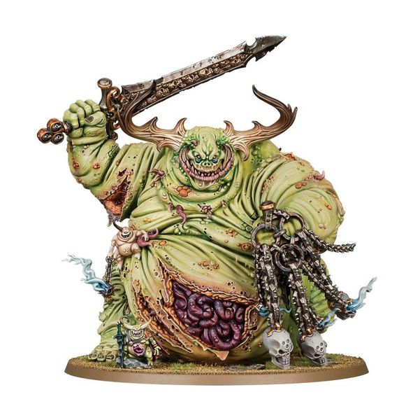 Миниатюра MAGGOTKIN OF NURGLE - GREAT UNCLEAN ONE 99129915063 фото