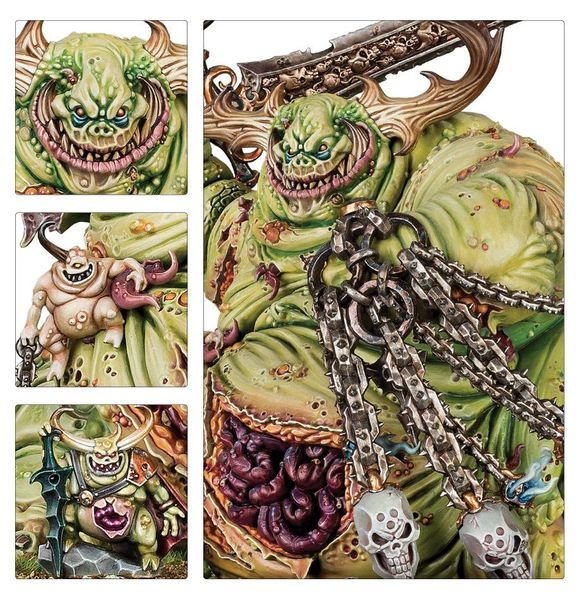 Миниатюра MAGGOTKIN OF NURGLE - GREAT UNCLEAN ONE 99129915063 фото