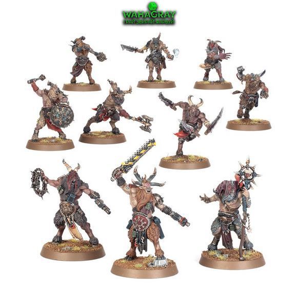 Предзаказ Набор миниатюр CHAOS SPACE MARINES - FELLGOR BEASTMEN