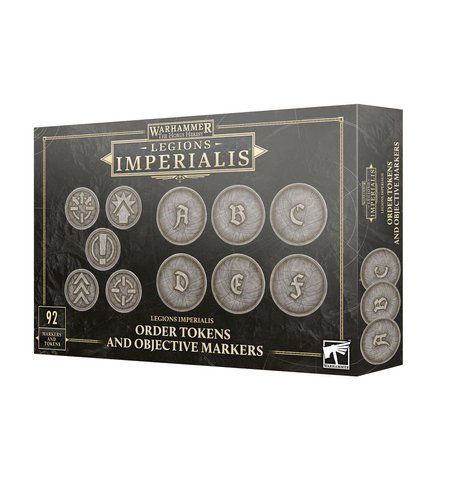 Набор целей LEGIONS IMPERIALIS - ORDER TOKENS AND OBJECTIVES MARKERS